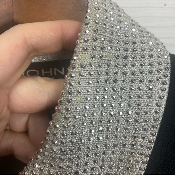 St. John Evening Bling Rhinestone detailed Black Blazer Knit Size4 Old Money - Picture 7 of 12